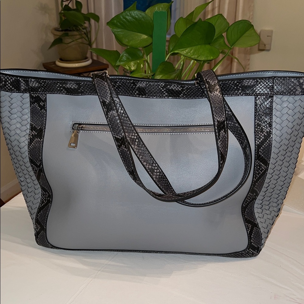 INC International Concepts Black and Gray Tote